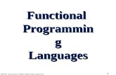 Functional  Programming Languages Chapter 14