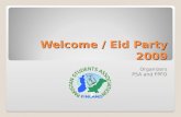Welcome /  Eid  Party 2009