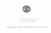 Università degli studi di Pavia Facoltà di Economia a.a.  2013-2014