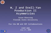 W, Z and Drell-Yan Production II  Asymmetries