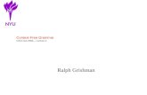 Context-Free Grammar CSCI-GA.2590 – Lecture 3