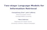 Two-stage Language Models for Information Retrieval