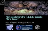 First results from the H.E.S.S. Galactic Plane Survey
