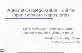 Automatic Categorization Tool for Open Software Repositories