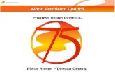 Progress Report to the IGU