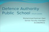 Defence Authority  Public  School  O & A Levels
