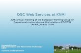 OGC Web Services at KNMI