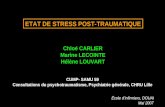 ETAT DE STRESS POST-TRAUMATIQUE