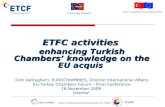 ETFC activities enhancing Turkish Chambers’ knowledge on the EU acquis