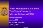Form Management with the TreeView Control in Microsoft Access 2000