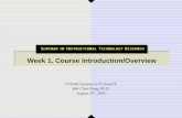 Week 1. Course Introduction/Overview