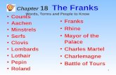 Chapter 18   The Franks Words, Terms and People to Know