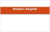 Modern English