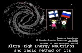Evgeniya Kravchenko XI Russian-Finnish Symposium  on Radio Astronomy