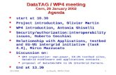 DataTAG / WP4 meeting Cern, 29 January 2002 Agenda