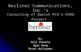 Berliner Communications, Inc.’s Consulting of Sprint PCS’s EVDO Project