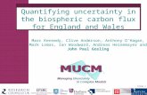 Quantifying uncertainty in the biospheric carbon flux for England and Wales