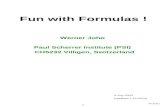 Fun with Formulas !