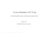 Proxy Remote LSP Ping