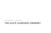 The ALICT Learning Journey