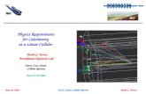 Physics Requirements for Calorimetry  at a Linear Collider André S. Turcot