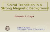 Chiral Transition in a  Strong Magnetic Background
