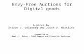 Envy-Free Auctions for Digital goods