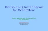 Distributed Cluster Repair for OceanStore