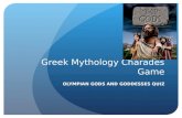 Greek Mythology Charades Game