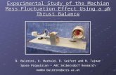 Experimental Study of the Machian Mass Fluctuation Effect Using a  µN Thrust Balance