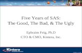 Five Years of SAS: The Good, The Bad, & The Ugly