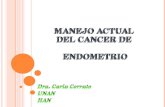 MANEJO ACTUAL  DEL CANCER DE  ENDOMETRIO