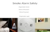 Smoke Alarm Safety