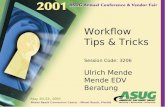 Workflow Tips & Tricks