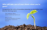 Who will take care of your clients when you’re gone?