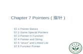 Chapter 7 Pointers ( 指针 )