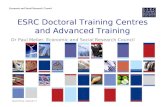 ESRC Doctoral Training  Centres  and Advanced Training