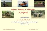 Mine Clearance in Vietnam:  A proposal