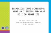 Suspicious Drug Screening:  What am I seeing and what do I do about it?