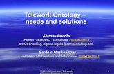 Telework Ontology –  needs and solutions