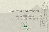 GRIC Data and Reports