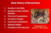 Early History of Monasticism