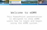 Welcome to eDMR