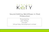 Sound Editing Workflows in Post Production