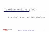 TaxWise Online (TWO)