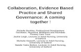Collaboration, Evidence Based Practice and Shared Governance: A coming together  !