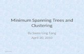 Minimum Spanning Trees and Clustering