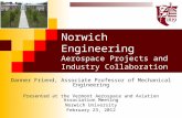 Norwich Engineering  Aerospace Projects and Industry Collaboration