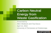 Carbon Neutral Energy from  Waste Gasification