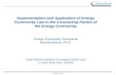 Implementation and Application of Energy Community Law in the Contracting Parties of